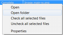 file menu